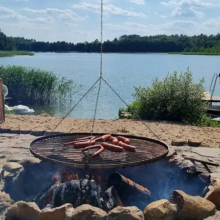 Tatarak Na Mazurach - Z Duzym Tarasem Nad Jeziorem Walpusz Appartement
